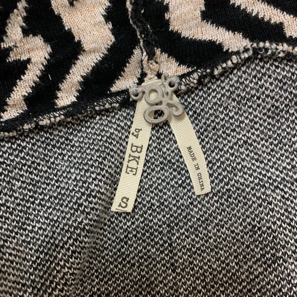 BKE Women’s Hooded Open Front Cardigan Sweater Size S Multi-Color Knit Longline - Picture 6 of 7